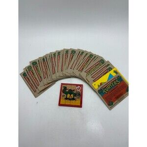 Teenage Mutant Ninja Turtles 1991 Trading Card Lot Topps Non-Sport Puzzle